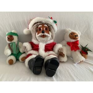3 Raikes Christmas Bears